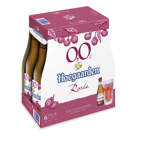 Afbeeldingen van HOEGAARDEN ROSE 0,0 6X25CL