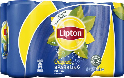 Afbeeldingen van LIPTON ICE TEA 8X33CL SLEEK BLIK