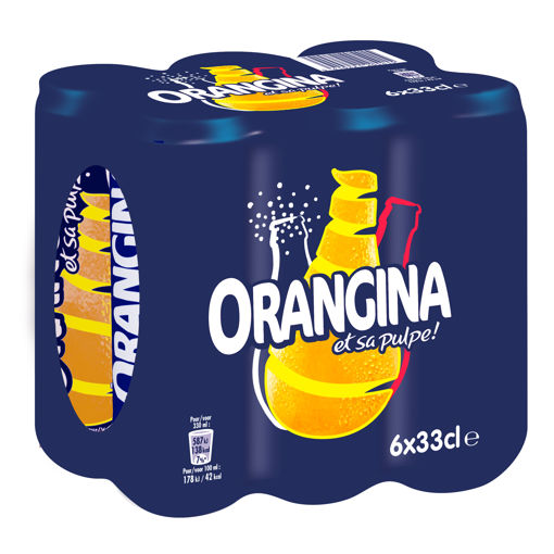 Afbeeldingen van ORANGINA GEEL SLIM BLIK 6X33CL