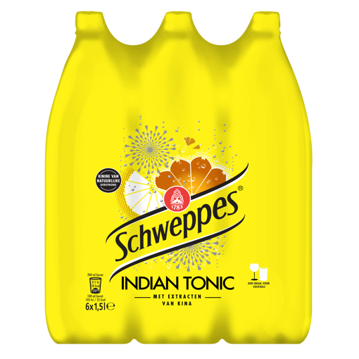 Afbeeldingen van SCHWEPPES TONIC PET 6X1,50L