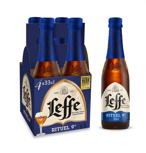 Afbeeldingen van LEFFE 9° BLOND 4X33CL