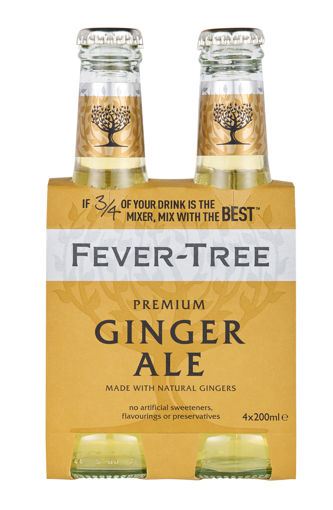 Afbeeldingen van FEVER TREE GINGER ALE 4X20CL