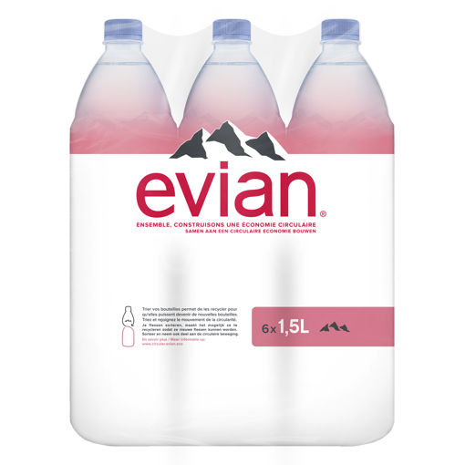 Afbeeldingen van EVIAN 6X1,5L PET