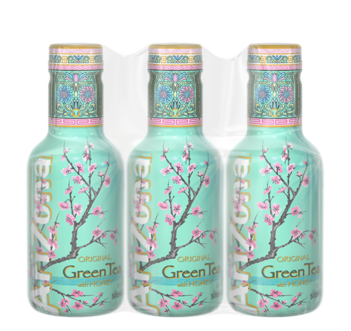 Afbeeldingen van ARIZONA GREEN TEA GIN&HONEY 6X500ML