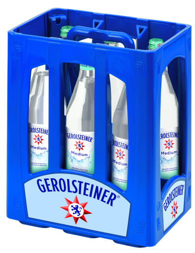 Afbeeldingen van GEROLSTEINER MEDIUM GLAS 6X1L