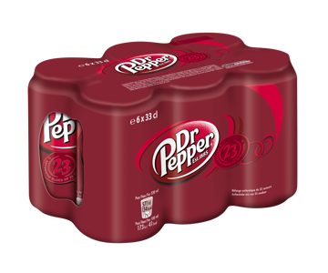 DR. PEPPER 6X33CL BLIK Afbeeldingen van DR. PEPPER 6X33CL BLIK