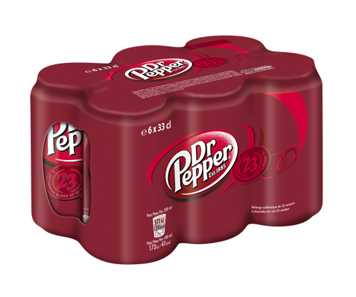 Afbeeldingen van DR. PEPPER 6X33CL BLIK