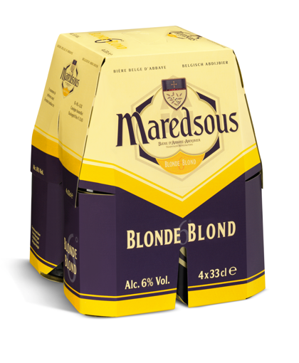 Afbeeldingen van MAREDSOUS 6° BLOND 4X33CL (GEEL)