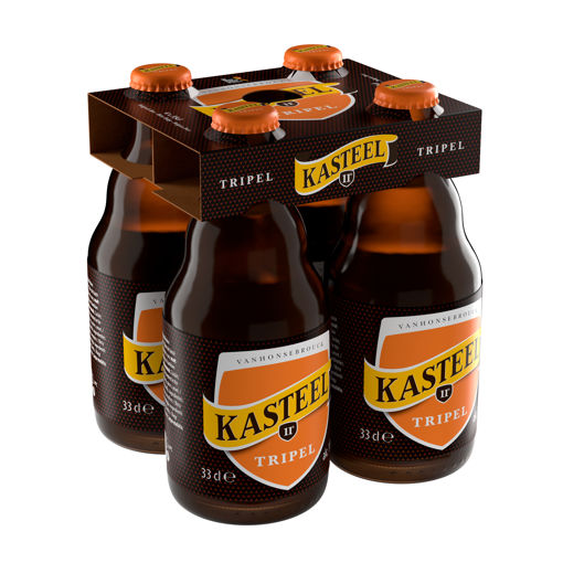 Afbeeldingen van KASTEELBIER TRIPLE 4X33CL