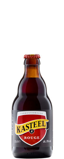 Afbeeldingen van KASTEELBIER ROUGE 24X33CL