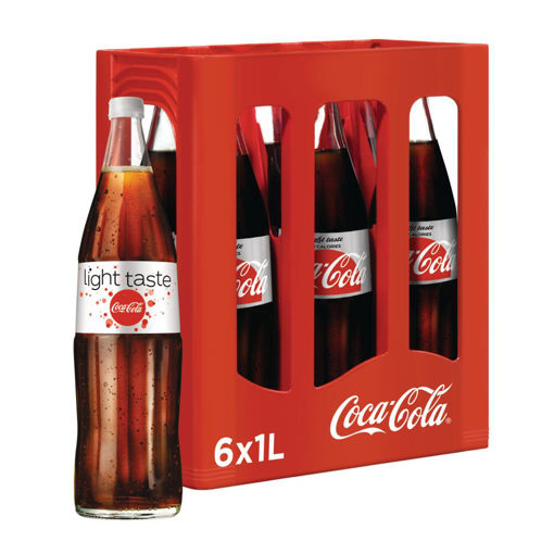 Afbeeldingen van COCA COLA LIGHT 6X1L GLAS