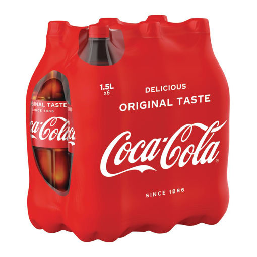 Afbeeldingen van COCA COLA PET 6X1,5L