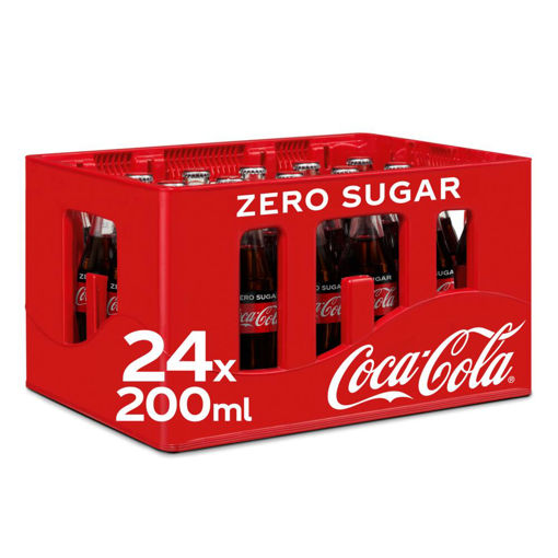 Afbeeldingen van COCA COLA ZERO 24X20CL GLAS