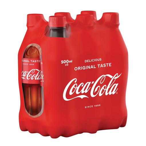 Afbeeldingen van COCA COLA PET 6X50CL