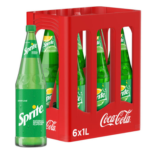 Afbeeldingen van SPRITE 6X1L GLAS