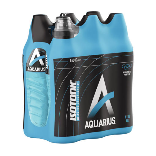 Afbeeldingen van AQUARIUS ISOTONIC BLUE ICE PET 6X50CL