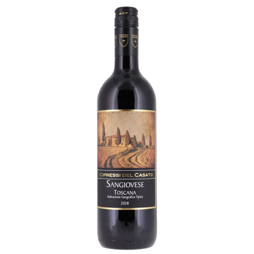 Afbeeldingen van I CIPRESSI DEL CASATO TOSCANA SANGIOVESE ROOD 75CL