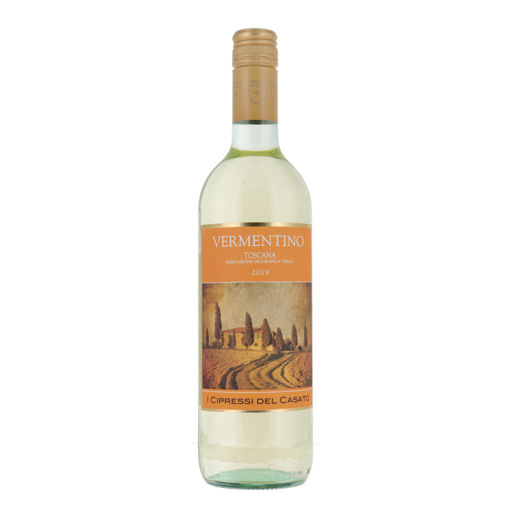 Afbeeldingen van I CIPRESSI DEL CASATO VERMENTINO WIT 75CL