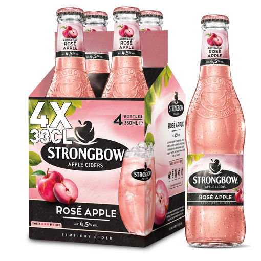 Afbeeldingen van STRONGBOW APPLE ROSÉ 4 X 33CL