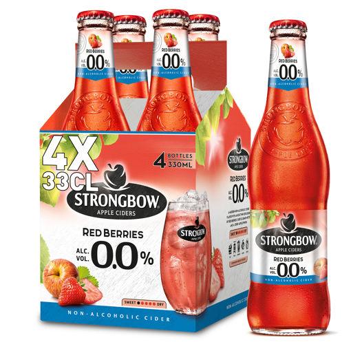 Afbeeldingen van STRONGBOW RED BERRIES 0,0% 4X33CL