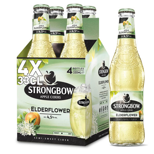 Afbeeldingen van STRONGBOW ELDERFLOWER 4X33CL