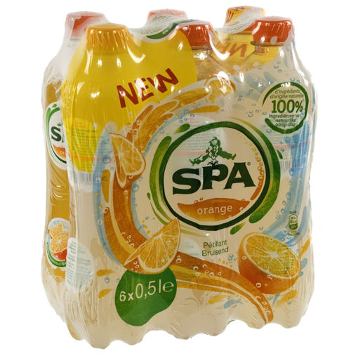 Afbeeldingen van SPA & FRUIT ORANGE PET 6X50CL