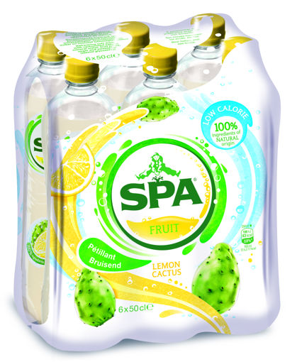 Afbeeldingen van SPA & FRUIT LEMON-CACTUS PET 6X50CL