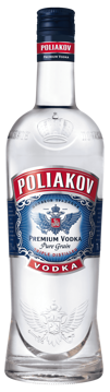 POLIAKOV VODKA 37,5° 70CL Afbeeldingen van POLIAKOV VODKA 37,5° 70CL