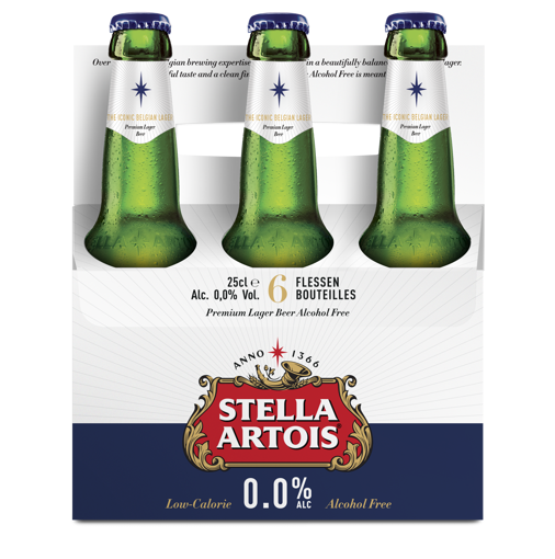 Afbeeldingen van STELLA ARTOIS 0.0 6X25CL