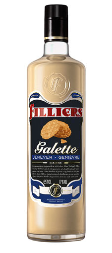 Afbeeldingen van FILLIERS CREAMJENEVER GALETTE 17% 70 CL