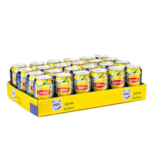 Afbeeldingen van LIPTON ICE TEA REGULAR BLIK 24X33CL