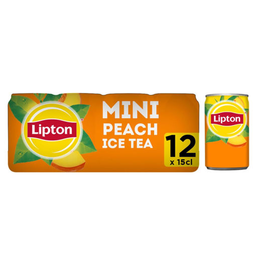 Afbeeldingen van LIPTON ICE TEA PEACH BLIK 12X15CL