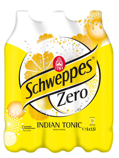 Afbeeldingen van SCHWEPPES TONIC ZERO PET 6X1,50L