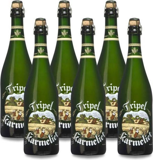 Afbeeldingen van KARMELIET BEDRUKTE FLES 6X75CL