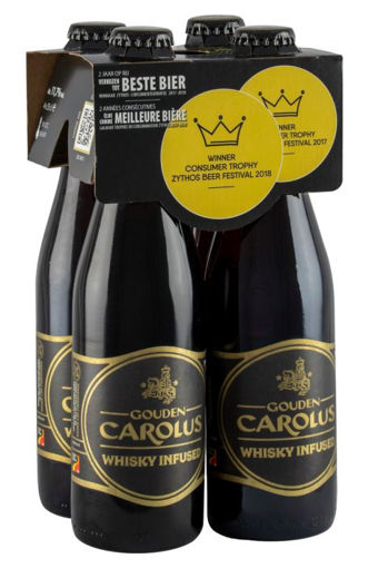 Afbeeldingen van GOUDEN CAROLUS WHISKY INFUSED 4X33CL