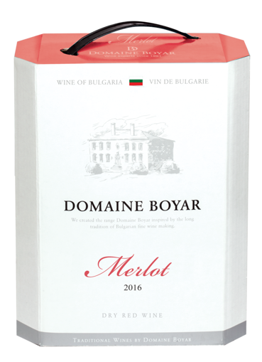 Afbeeldingen van DOMAINE BOYAR MERLOT ROOD BIB 3L