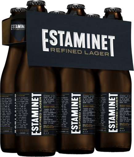 Afbeeldingen van ESTAMINET REFINED LAGER 6X25CL