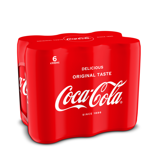 Afbeeldingen van COCA COLA BLIK 6X33CL