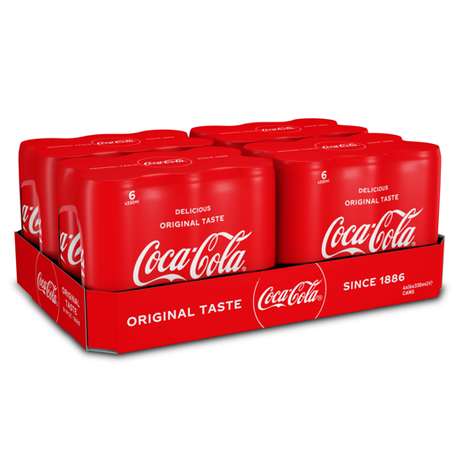 Afbeeldingen van COCA COLA BLIK 6X4X33CL