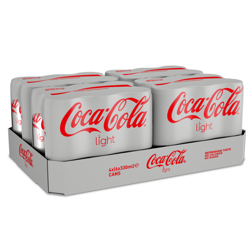 Afbeeldingen van COCA COLA LIGHT BLIK 4X6X33CL