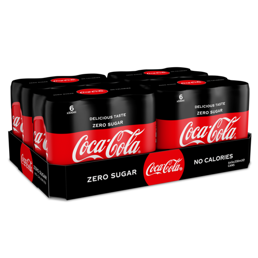 Afbeeldingen van COCA COLA ZERO BLIK 4X6X33CL