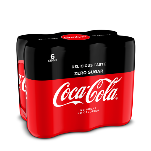 Afbeeldingen van COCA COLA ZERO BLIK 6X33CL