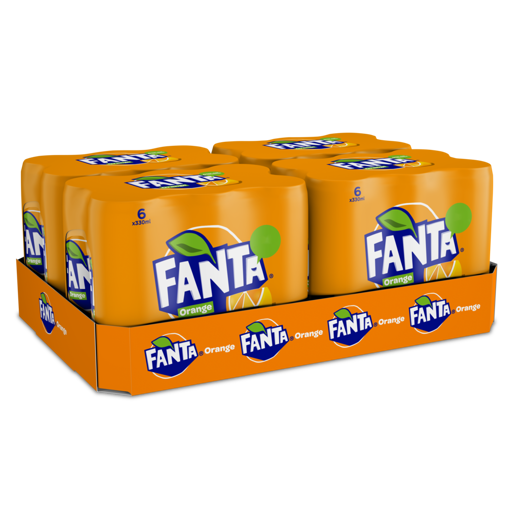 Afbeeldingen van FANTA ORANGE BLIK 4X6X33CL