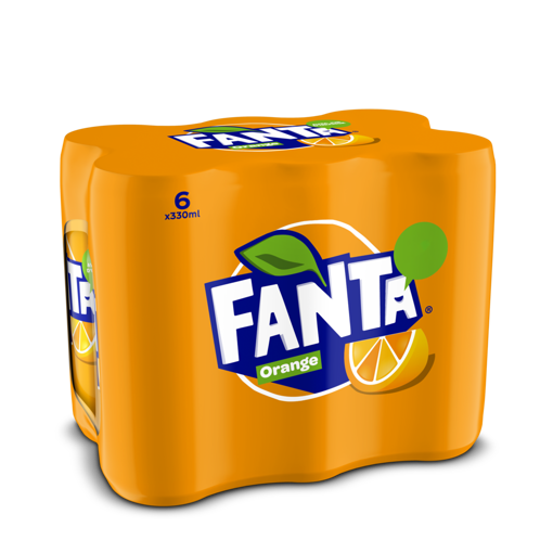 Afbeeldingen van FANTA ORANGE BLIK 6X33CL