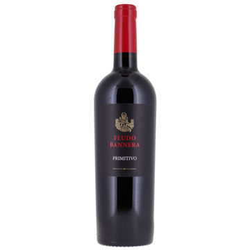 Toon details van FEUDO BANNERA PRIMITIVO ROOD 75CL Afbeeldingen van FEUDO BANNERA PRIMITIVO ROOD 75CL