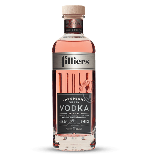 Afbeeldingen van FILLIERS CRAFTED VODKA STRAWBERRY 40° 50CL