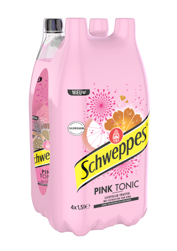 Afbeeldingen van SCHWEPPES PINK TONIC 4X1,50L