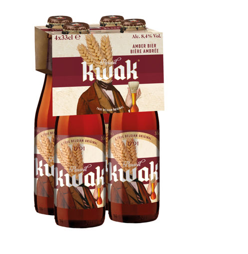 Afbeeldingen van KWAK ROUGE 8% 4X33CL