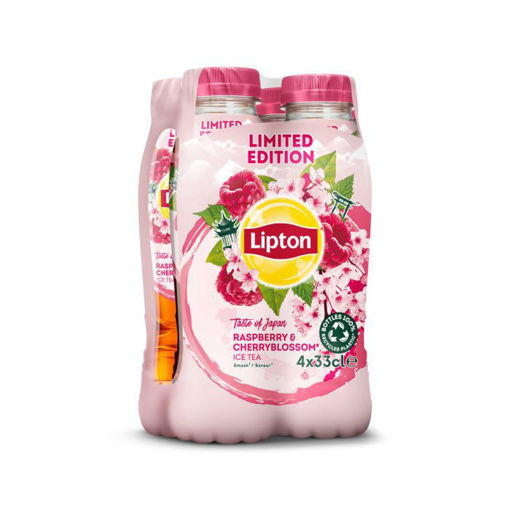 Afbeeldingen van LIPTON RASPBERRY-CHERRY 4X33CL PET