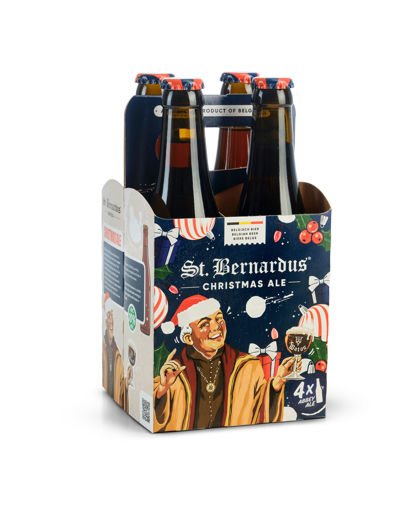 Afbeeldingen van ST. BERNARDUS CHRISTMAS ALE 4X33CL XMAS